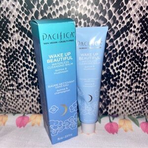 Pacifica wake up beautiful waterless cleansing balm.